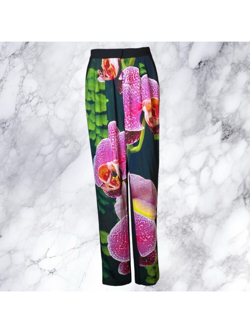 Cameo the Label Monster Mash Orchid Print Trouser Pants